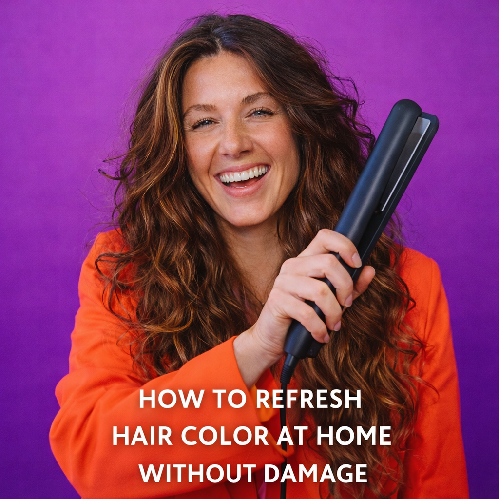 How to Refresh Hair Color at Home Without Damage