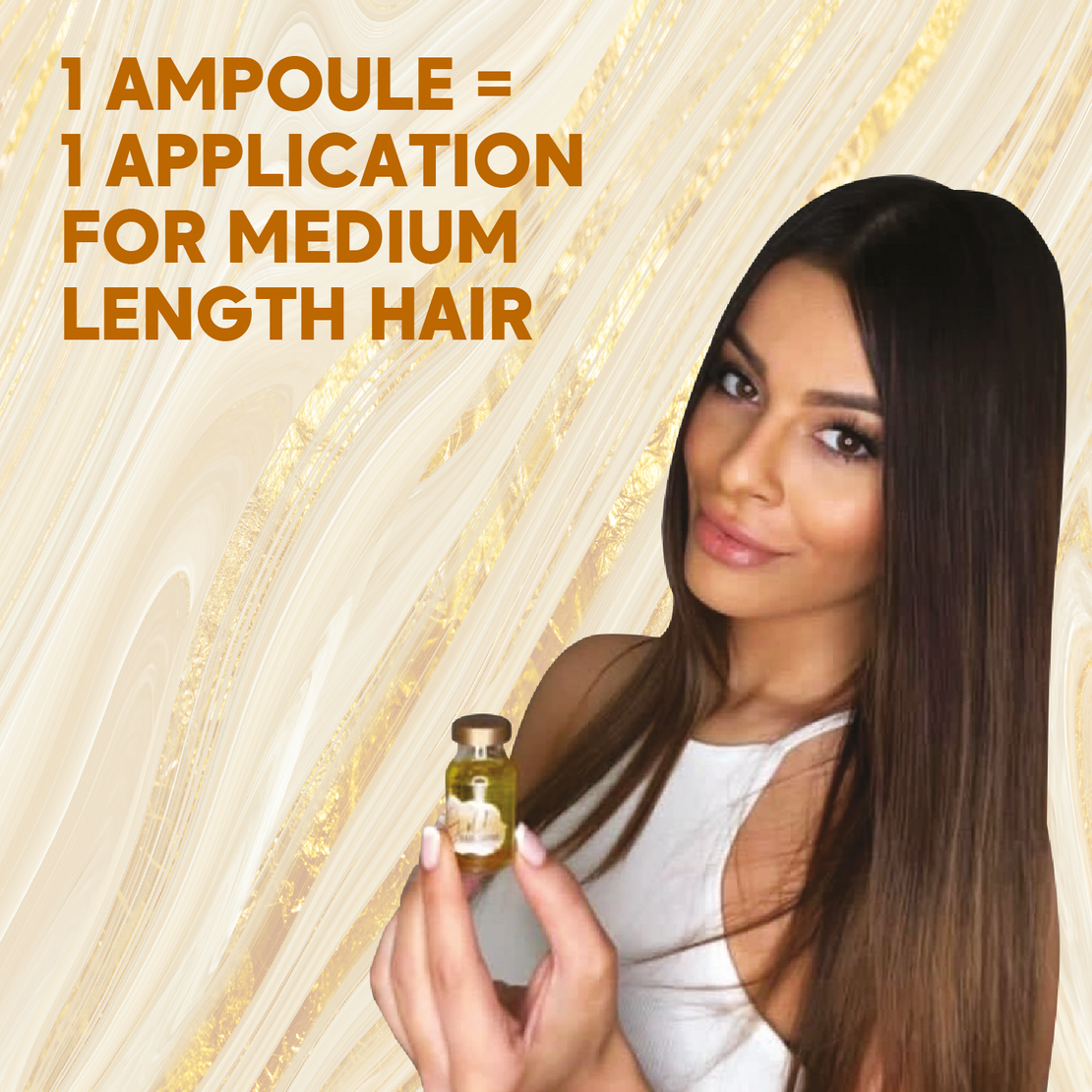 Hair Shine GOLD Reconstruction Hair Booster 0.33 oz - Nutree Cosmetics 