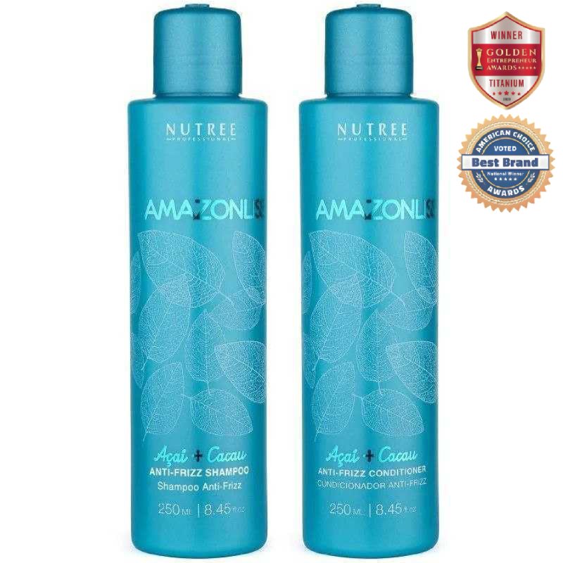 Amazonliss Anti Frizz Shampoo Conditioner Set 8.45 fl.oz