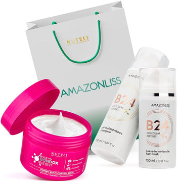 New Year Gift: Brazilian Bondox Expert + pH Maintenance Shampoo + Leave-in Molecular Hair Mask