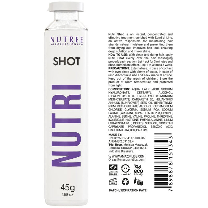 Nutri Shot Hair Treatment 1.58 oz - Nutree Cosmetics