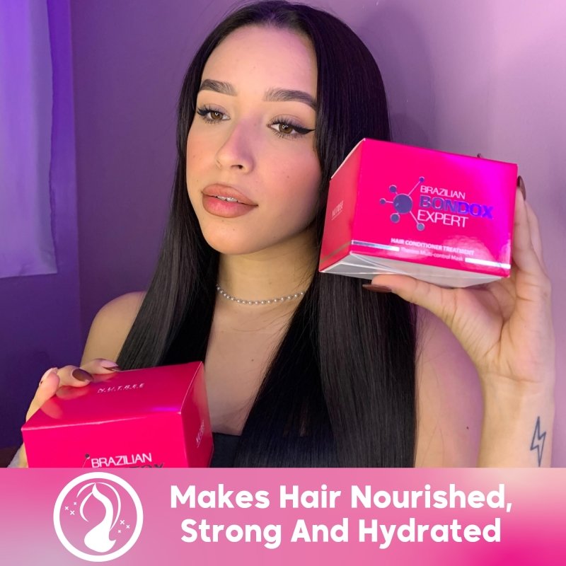 Brazilian Bondox Ехреrt ﻿Hаir﻿ Маsk 2.82 oz / 80 grams for all hair colors - Nutree Cosmetics