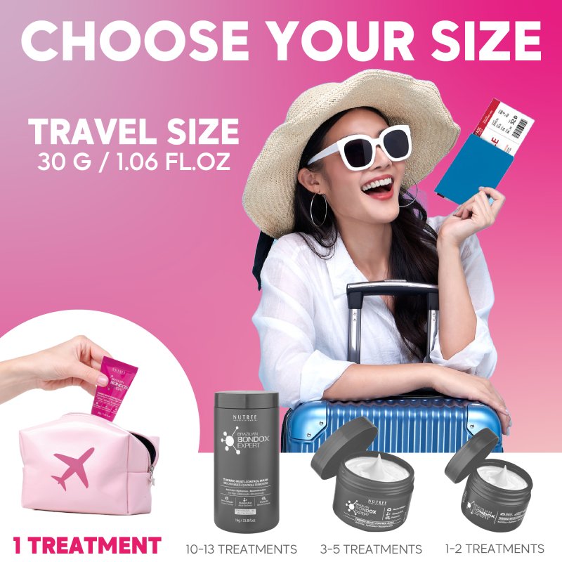 Brazilian Bondox Ехреrt ﻿Hаir﻿ Маsk Mini Tube 1.06 fl.oz. - Nutree Cosmetics