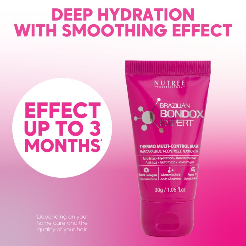 Brazilian Bondox Ехреrt ﻿Hаir﻿ Маsk Mini Tube 1.06 fl.oz. - Nutree Cosmetics