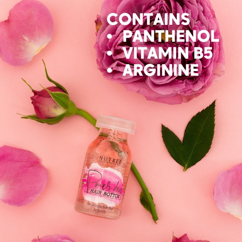 Hair Bottox Power Dose Reconstruction Hair Ampoule 0.33 oz - Nutree Cosmetics