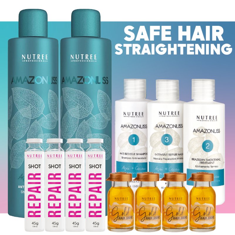 Safe Hair Straightening Shine